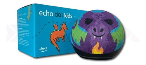 Alexa Echo Dot Speaker Kids 5Gen Diseño De Dragon