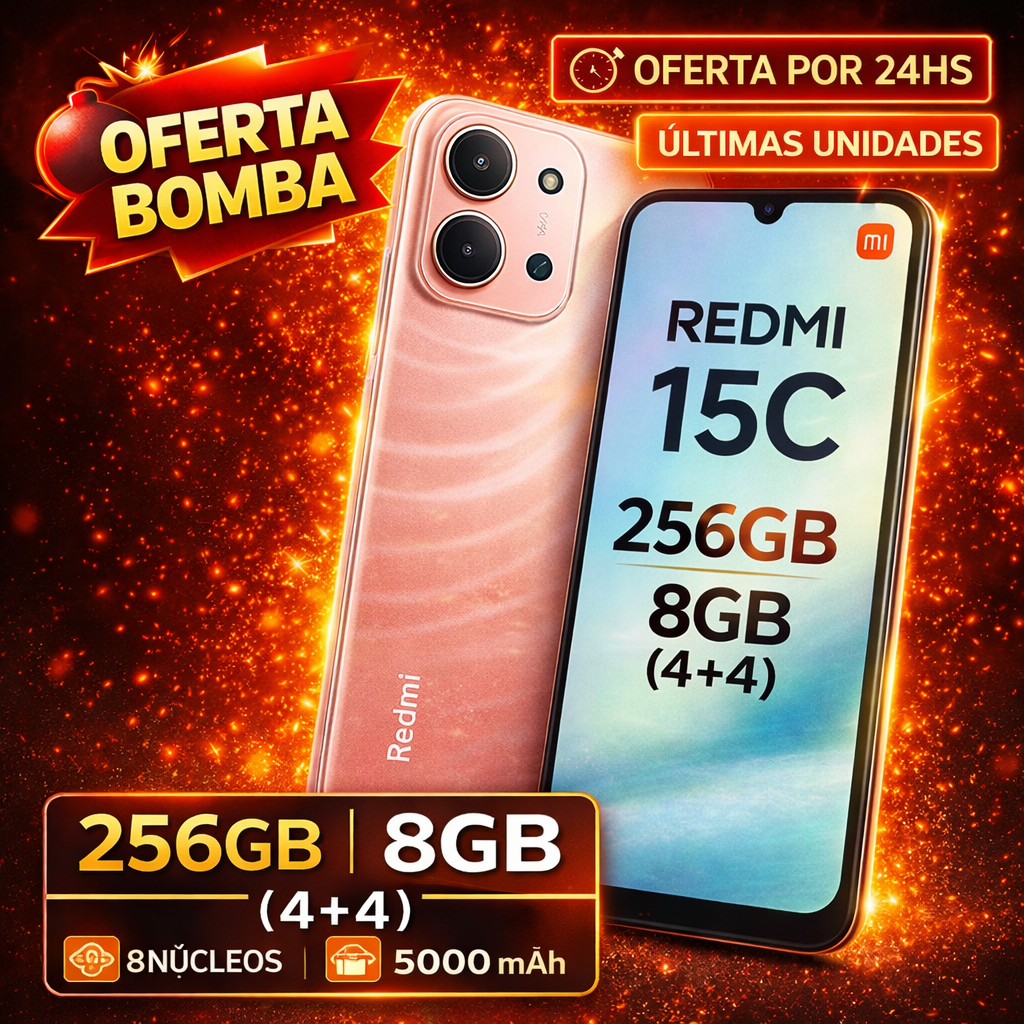 Redmi 15C 8/256GB - Twilight Orange - Imagen 2