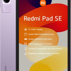 Tablet Redmi Pad SE 11″ 4/128GB Violeta